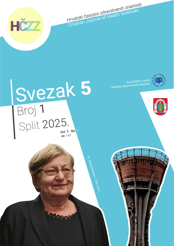 					Pogledaj Svezak 5 Br. 1 (2025): Hrvatski časopis zdravstvenih znanosti
				
