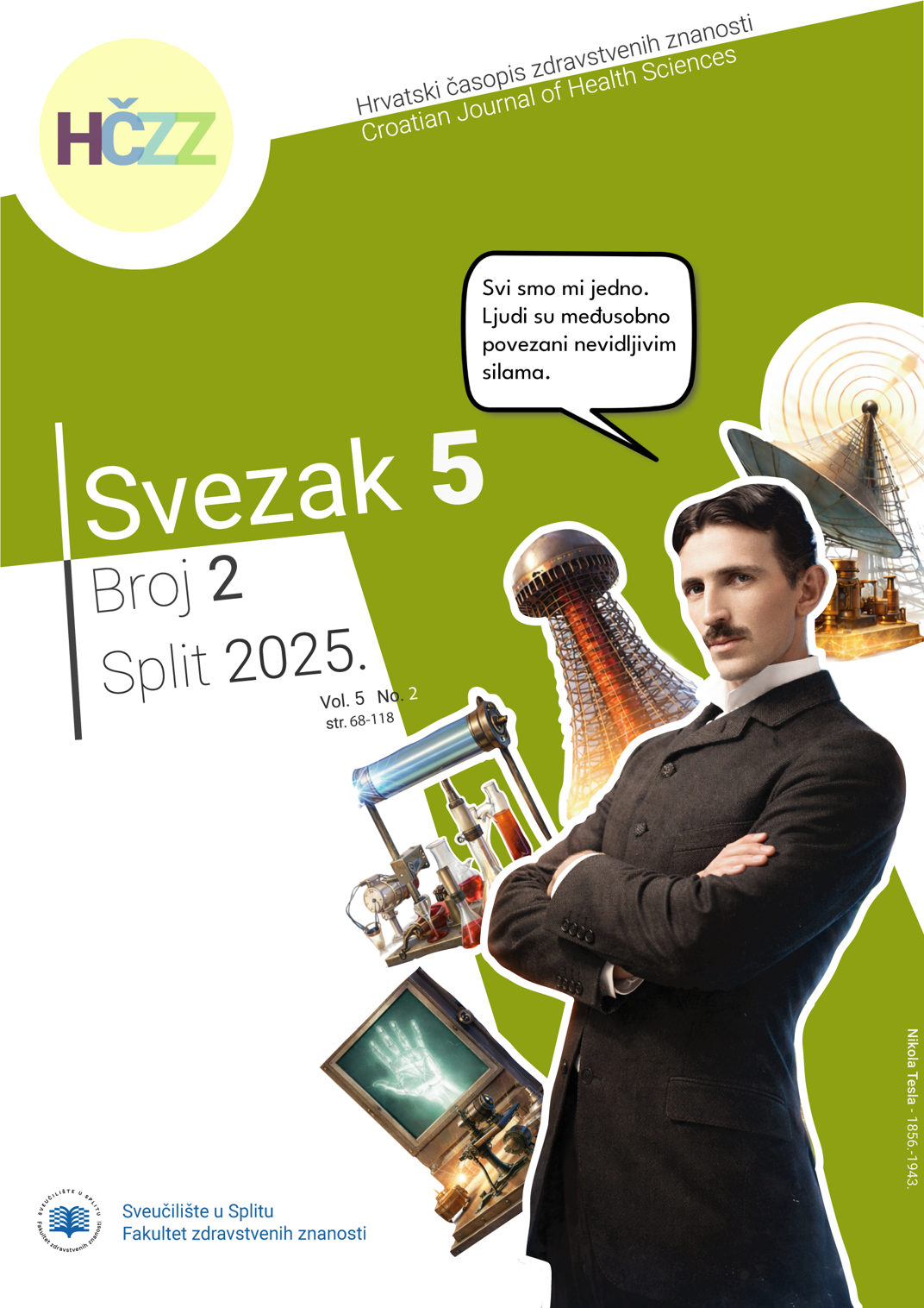 					Pogledaj Svezak 5 Br. 2 (2025): Hrvatski časopis zdravstvenih znanosti
				