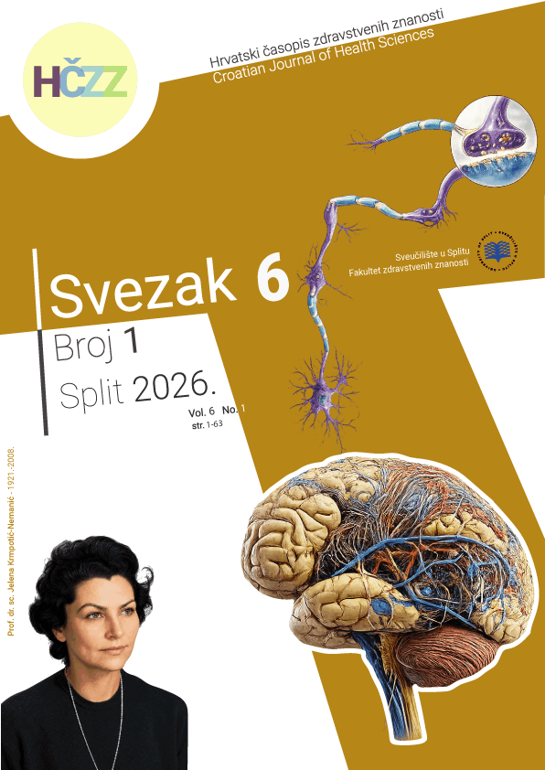 					Pogledaj Svezak 6 Br. 1 (2026): Hrvatski časopis zdravstvenih znanosti
				